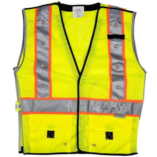Stop-Lite LED High-Visibility Safety Vest - Yellow (3 Sizes Available)