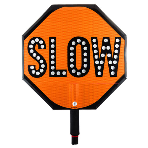 Stop-Lite 18 LED Stop/Slow Sign - 18SL-STSLS
