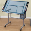 Studio Designs 10053 Vision Craft Station - (Silver / Blue Glass) ES6246