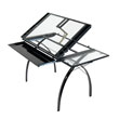 Studio Designs 10097 - Futura Craft Station with Folding Shelf (Black - Clear) ES6269
