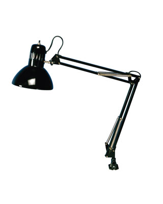 Studio Designs 12022 - Swing Arm Lamp - Black- 13W CFL Bulb Included  