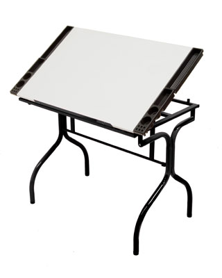 Studio Designs 13221 - Folding Craft Station (Black - White)