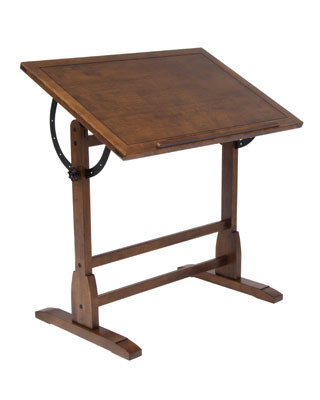 Studio Designs 13304 - Vintage Drafting Table 36- Rustic Oak 