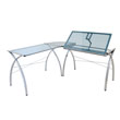 Studio Designs 50306 - Futura LS Work center with Tilt (Silver - Blue Glass) ES6390