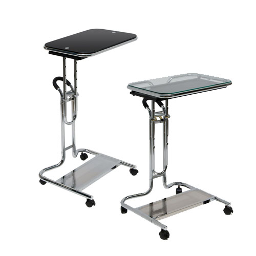 Studio Designs Height Adjustable Laptop Cart With Slide-Out Mouse Tray and Projector Stand (2 Colors Available)