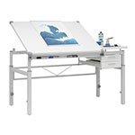 Nouvel Drafting Table w/ Plan Drawer - SBD-3D