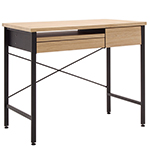 Studio Designs Ashwood 35″ Wide Compact Computer Desk With Storage - Black Legs and Ashwood Top - 51241 ET11163
