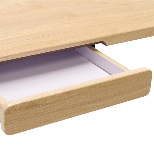 Photograph of  Studio Designs Ashwood Homeroom Desk And Bench Seating Set - Black Legs and Ashwood Top - 51239