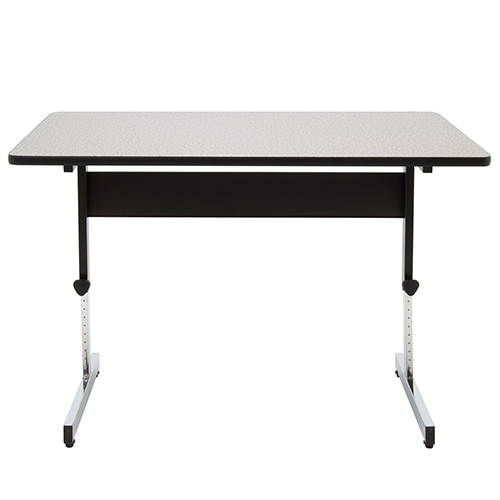  Studio Designs Adapta Height Adjustable Utility Table/Office Desk - Black and Gray - 410382