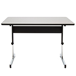 Studio Designs Adapta Height Adjustable Utility Table/Office Desk - Black and Gray - 410382 ET11169