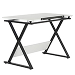 Studio Designs Axiom Student Drawing Table With Tilting Top - Charcoal and White - 13353 ET11192