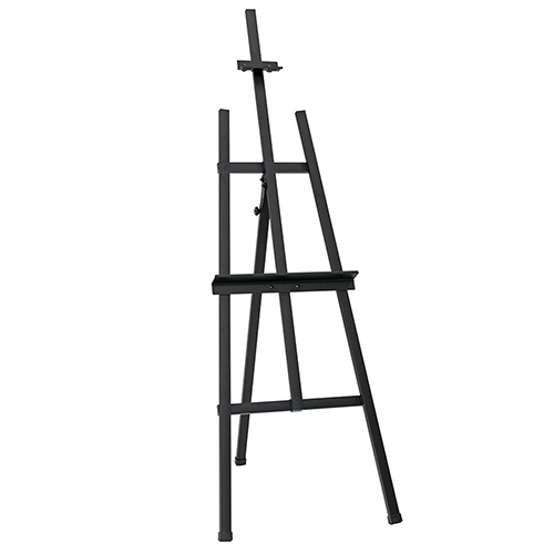  Studio Designs Metal Museum Tripod Easel For Art Or Display - Matte Black - 13149