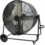 TPI 42" Swivel Belt Drive Portable Blower, 1/2 HP, 120V, 1 PH, ODP - PBS42B ET12432