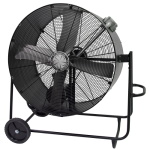 TPI 48" Swivel Belt Drive Portable Blower, 1/2 HP, 240/480V, 3 PH, ODP - PBS48B3 ET12437