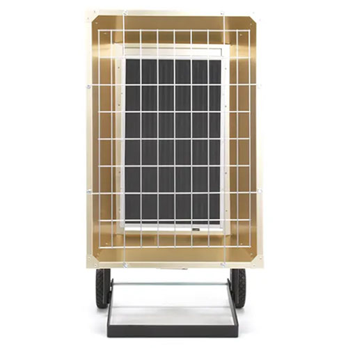 Photograph of TPI FSP Series 4.30KW Portable Electric Infrared Flat Panel Emitter - 208 Volts - FSP-4320-3