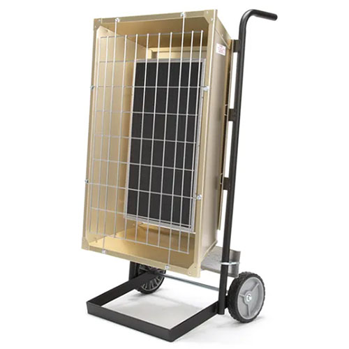  TPI FSP Series 4.30KW Portable Electric Infrared Flat Panel Emitter - 208 Volts - FSP-4320-3