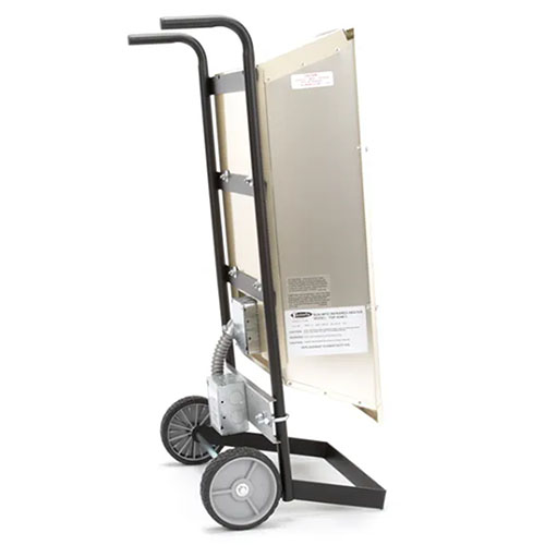 Photograph of TPI FSP Series 4.30KW Portable Electric Infrared Flat Panel Emitter - 240 Volts - FSP-4324-3