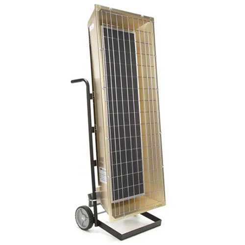  TPI FSP Series 9.50KW Portable Electric Infrared Flat Panel Emitter - 277 Volts - FSP-9527-1