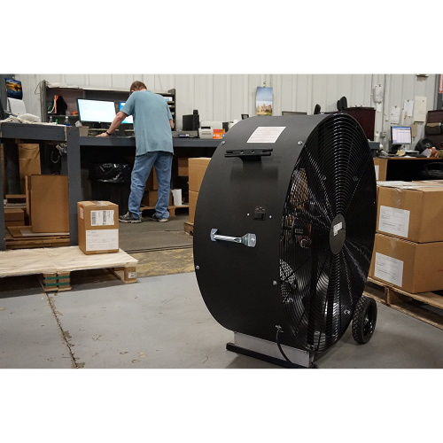 Photograph of TPI 42&quot; Direct Drive Portable Blower 1/2 HP, 1 SPEED, 120V - PB42D