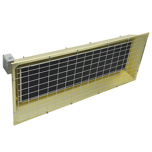  TPI FSS Series 9.50KW Infrared Flat Panel Emitter Suspension Mount - 277 Volts - FSS-9527-1