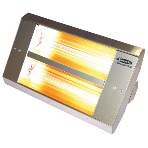 TPI 2 Lamp 8MM 3.2KW 240V 30Sym MTM EIR Htr STAINLESS Finish W.AG-Sleeves - 22230THSS240VAG