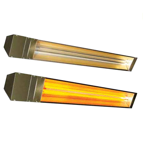 TPI OCH2 Series 4000W Outdoor/Indoor Rated Quartz Electric Infrared Heater, 240 Volts - (2 Options Available)