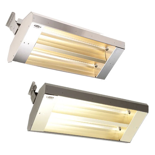  TPI TH &amp; THSS Series 2 Lamp 5KW Mul-T-Mount Electric Infrared Heater with 30° Asymmetrical Reflector Pattern, 240 Volts - (2 Options Available)