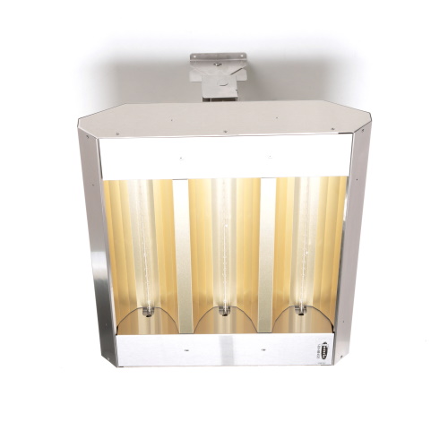 Photograph of TPI TPI 3 Lamp 8MM 4.8KW 277V 60Sym MTM EIR Htr Stainless Steel W.AG-Sleeves - 22360THSS277VAG