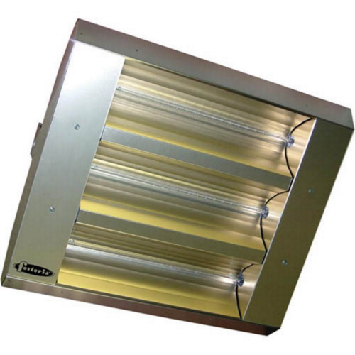 TPI 3 Lamp 8MM 4.8KW 240V 90Sym MTM EIR Htr Stainless Steel W.AG-Sleeves - 22390THSS240VAG