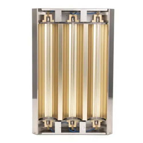 Photograph of TPI THSS Series 3 Lamp 7.5KW Mul-T-Mount Electric Infrared Heater, 30&#176; Symmetrical with Stainless Steel Housing - 240 Volts - 343-30-THSS-240V