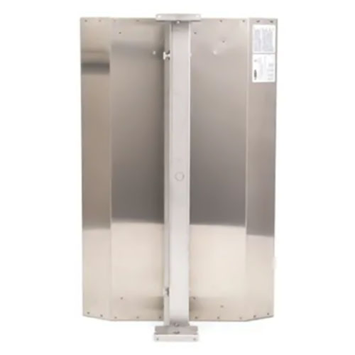 Photograph of TPI THSS Series 3 Lamp 7.5KW Mul-T-Mount Electric Infrared Heater, 60&#176; Symmetrical with Stainless Steel Housing - 208 Volts - 343-60-THSS-208V
