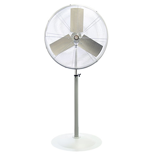  TPI 24&quot; Industrial Unassembled Oscillating Fan with Pedestal Mount - ACU24-PO