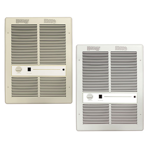 TPI 3310 Series Multi Watt Fan Forced Wall Heater Without In-Built Thermostat, 240/208 Volts - (2 Colors Available)