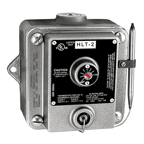  TPI 40-110 Degrees 22Amp @ 125-277VAC Hazardous Location Thermostat, Double Pole - HLT-2