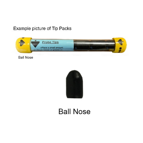  T&amp;T Tools 1/2&quot; Probe Replacement Ball Nose Tips - 12 Pack - HPTB12