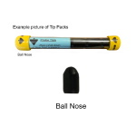 T&T Tools 1/2" Probe Replacement Ball Nose Tips - 12 Pack - HPTB12 ET11118