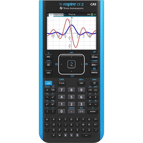 Texas Instruments TI-Nspire CX II CAS Color Graphing Calculator - NSPIRECXIICAS