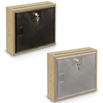 Titan Tools Secure Wood Document Drop Box, Light Oak w/ Door - (2 Options Available) ET18303