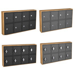Titan Tools Cell Phone Lockers - 8 Door, Keyed/Hasp Lock, Light Oak w/ Door - (4 Options Available) ET18306