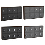 Titan Tools Cell Phone Lockers - 8 Door, Keyed/Hasp Lock, Walnut w/ Door - (4 Options Available) ET18308