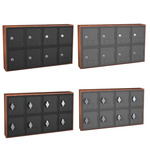 Titan Tools Cell Phone Lockers - 8 Door, Keyed/Hasp Lock, Cherry w/ Door - (4 Options Available) ET18310