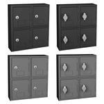 Titan Tools Cell Phone Lockers - 4 Door, Keyed/Hasp Lock, Black Frame w/ Door - (4 Options Available) ET18311