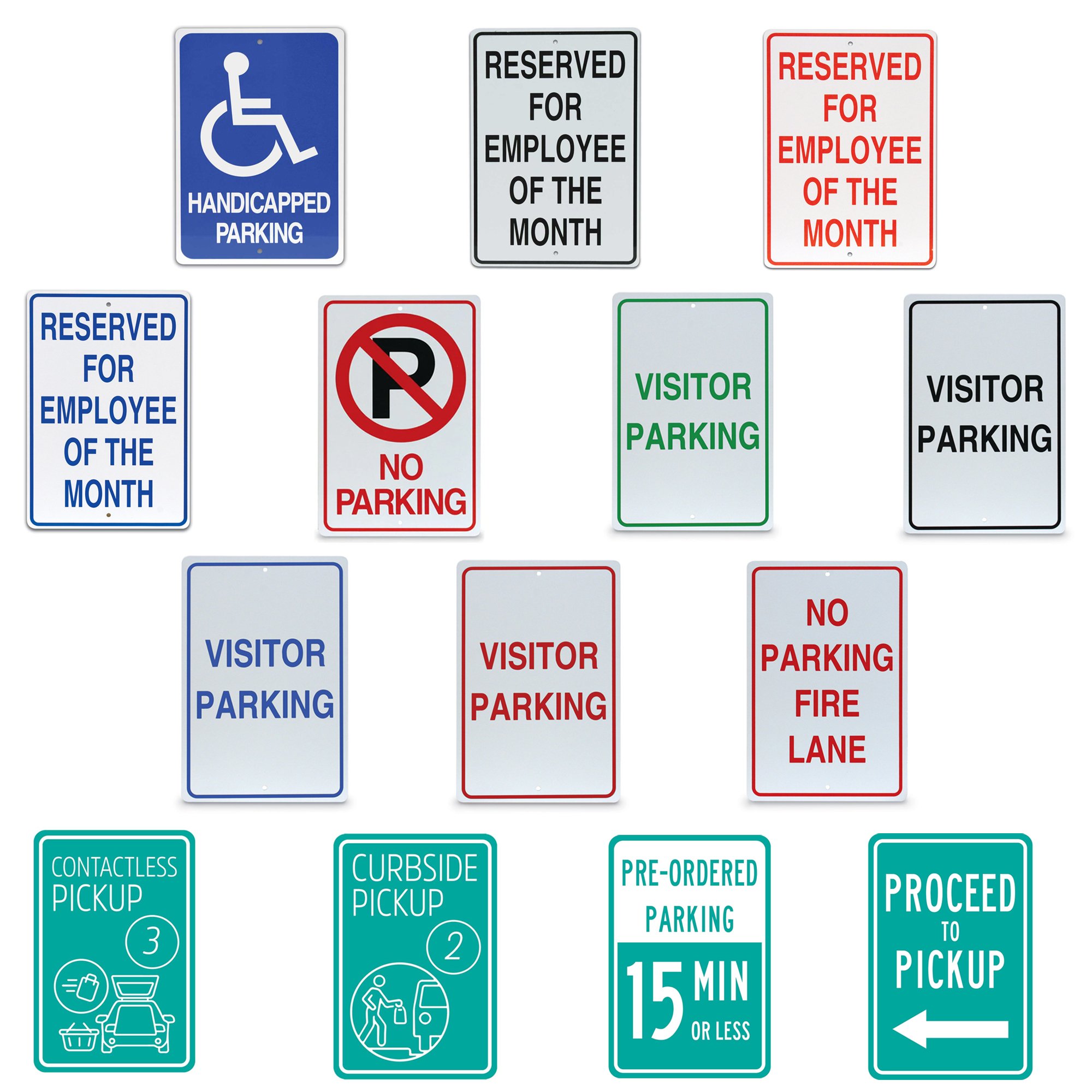 Titan Tools Parking Signs - (14 Options Available) ET18336