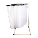 Titan Tools Bundle - Premium Rolling Blueprint Stand with a Dozen 30" Clamps TTD2852 ET18808