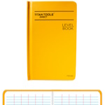 Titan Tools Level Book 7" x 4", 6 Vertical Columns - TTD1249 ET19240