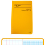 Titan Tools Mining Transit Book 8" x 4", 6 Vertical Columns & 8x8 per Inch Grid - TTD1253 ET19242