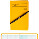 Titan Tools Field Book 8" x 4", 6 Columns, 4×4 Grid with Heavy-Duty All-Metal 0.7mm Pencil - TTD1251-PENCIL ET19263