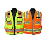 Titan Tools Class 2 Utility Safety Vest with Padded Collar and Mesh Back - (2 Colors Available) ET19880