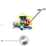 Tomahawk - 6" 3.5 HP Honda Early Entry Green Walk Behind Concrete Saw with GX120 Honda Engine - TFS6H ET17353