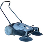 Tomahawk - Commercial 38" Push Sweeper with Triple Power Brooms - TOS38 ET17357